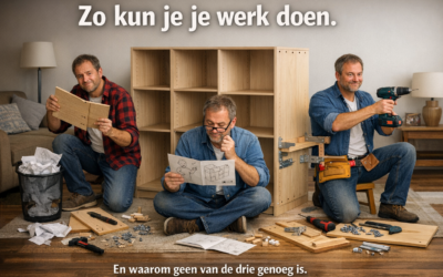 Drie manieren om je werk te doen