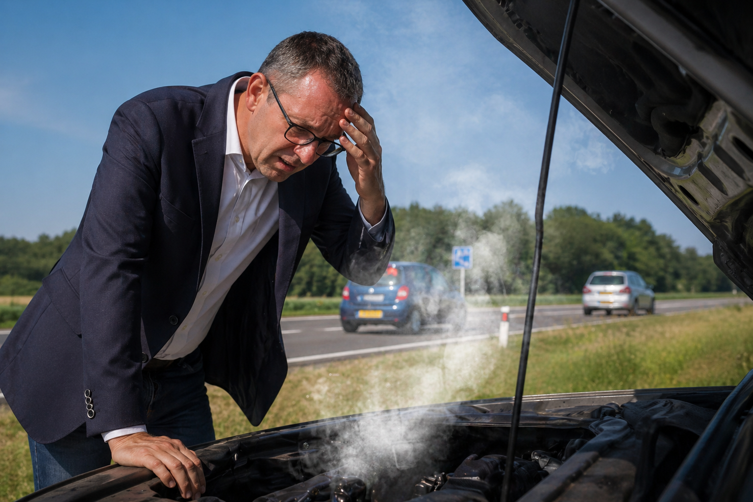 Er brandt een lampje